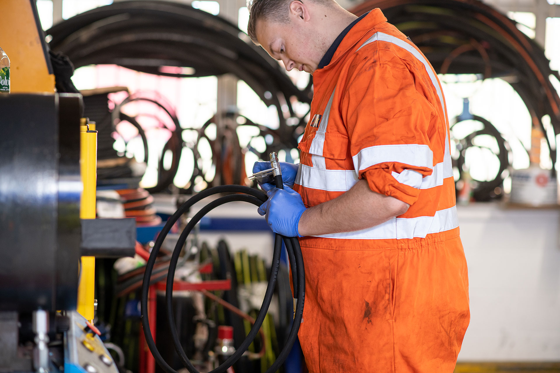 comment changer un flexible hydraulique